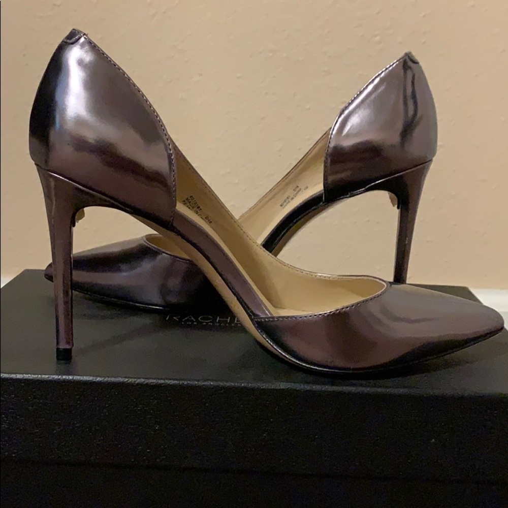 NIB Rachel Zoe “London Pump” in Gunmetal sz 7.5
